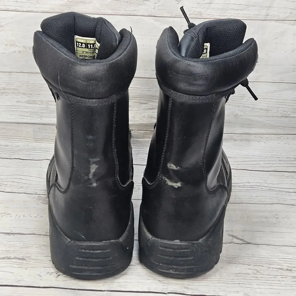 RG Response Gear 1026 Tactical Work Boots Men's Size 12 Black Lace Up